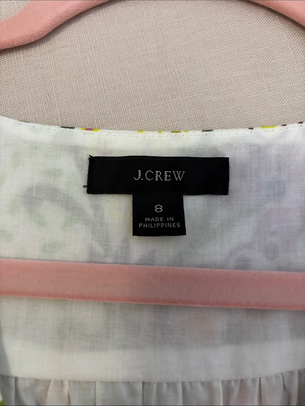 J. Crew Ratti retro Floral pom Pom Maxi Dress size 8 - Picture 8 of 8